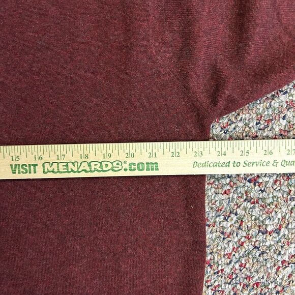 Banana Republic NWOT Burgundy 100% Cashmere LS Polo Sweater Size L - Picture 9 of 10
